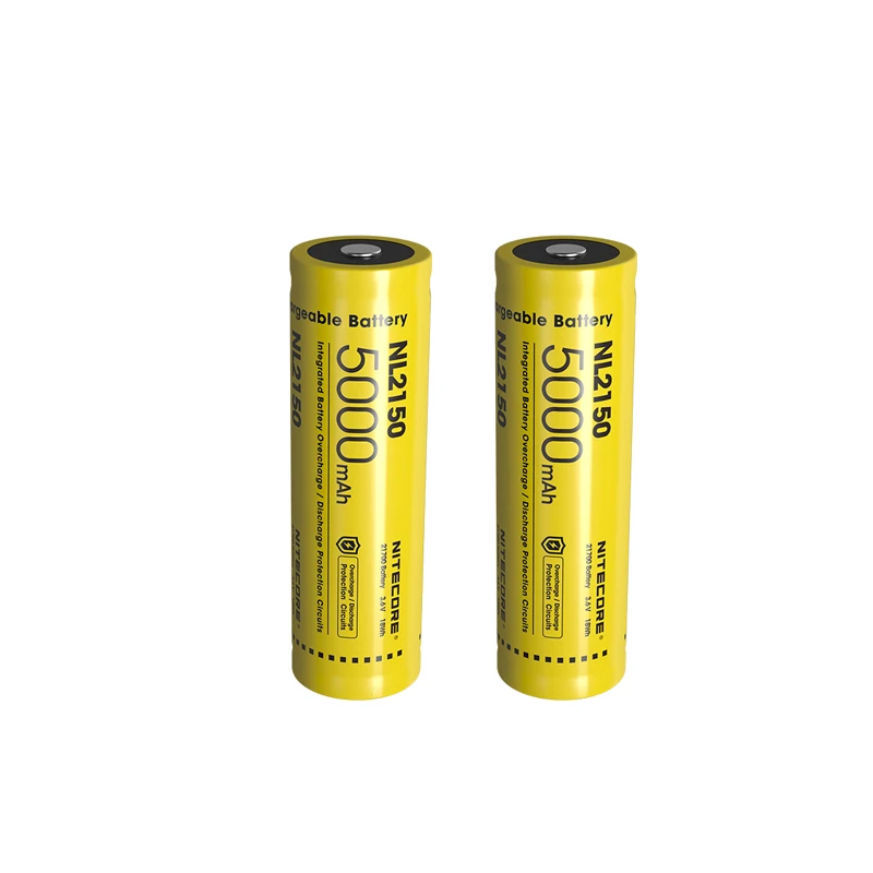 NL2150 x 2 NITECORE UMS4 USB четырехслотовый oled-экран зарядное устройство+ NITECORE 21700 литий-ионная аккумуляторная батарея NL2150 5000mAh 3,6 V 18Wh - Цвет: NL2150 x 2