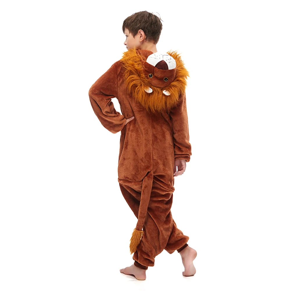 kigurumi Child Cartoon Lion Kigurumis Onesies Kid Sleepwear Animal pajama Homewear Girl Boy Party Clothing Cosplay Costume kigurumi Child Cartoon Lion Kigurumis Onesies Kid Sleepwear Animal pajama Homewear Girl Boy Party Clothing Cosplay Costume