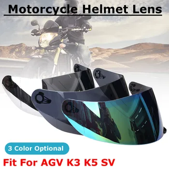 

Full Face Motorcycle Helmet Visor Lens Anti-scratch Glass Shield UV Wind For AGV K5 K3 SV Motorcycle Motorbike Accessories