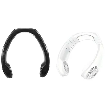 

Mini USB Portable Fan Neck With Rechargeable Battery Ultra quiet wind Wearable Fan handheld Air Cooler Conditioner for Room