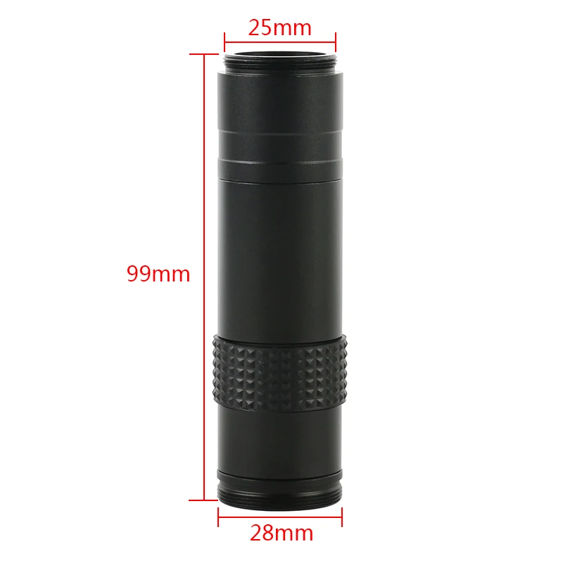 Промышленный микроскоп камера C-mount MINI 1-130X Zoom Lens 40/50 мм кольцевой адаптер |