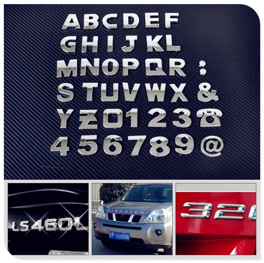 Авто DIY буквы Алфавит цифры наклейки логотип для Lexus LF FC C2 GX NX ES350 LFA LC CC IS LX GS SA