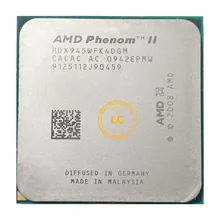 Processador amd fenom ii x4 945 95w 3.0ghz quad-core, cpu de soquete am3 interno