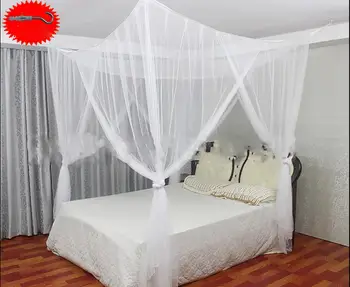 

Mosquito Net Double Bed Canopy Mosquito Net Full Netting Bedding Bedroom Decoration Tent Hanging Bed Valance 190x210x240cm