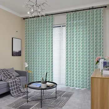 

Imixlot Living Room Bedroom Curtain High Quality Black Silk Polyester Fabric Curtain Home Window Decoration