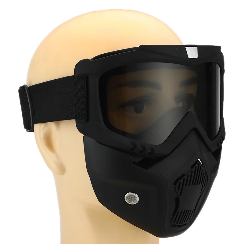 Защитные очки, ветрозащитные очки с маской, очки для внедорожного шлема, Мото очки для мотоцикла, лыжного катания на открытом воздухе - Цвет: Type 4