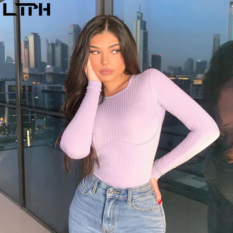 2020 Autumn new arrival ins simple style sexy slim women jumpsuits Solid color wild Full sleeve Splice Cotton jumpsuit Bodysuits 2020 Autumn new arrival ins simple style sexy slim women jumpsuits Solid color wild Full sleeve Splice Cotton jumpsuit Bodysuits