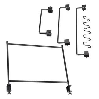 Universal Outdoor Table with Hanging Rod - Portable Camping Rack - Picnic Barbecue Rack - Kitchen Utensils Storage Rack - Hiking Accessories 6