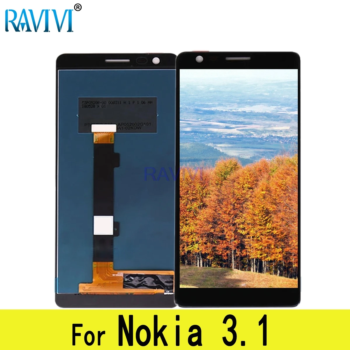ЖК-дисплей 5 2 дюйма для Nokia 3 1 TA-1049 TA-1057 TA-1063 TA-1070 сенсорный экран с дигитайзером в