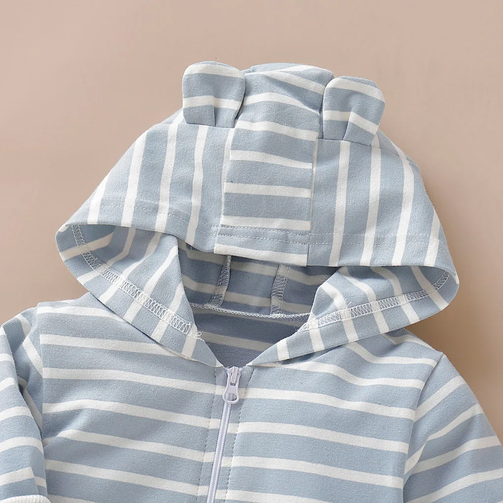 new born baby clothes baby boy romper winter clothes costume romper onesie disfraz bebe halloween Striped Long Sleeve 0-24m Z4