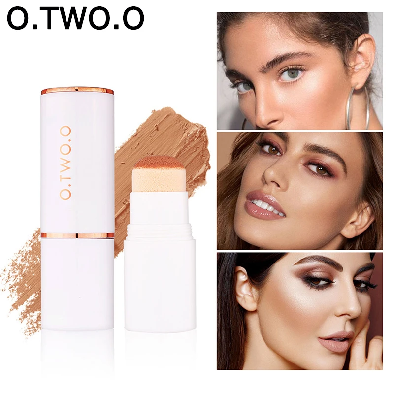 

O.TWO.O Air Cushion Face Concealer Stick Full Coverage Contour Waterproof Foundation Hide Blemish Bronzer Cosmetic Face Makeup