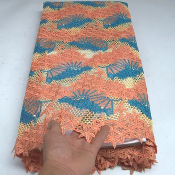 

23 options high grade African guipure lace fabric beautiful big cord lace fabric for attractive party dress 5yards WLP046