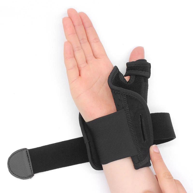 Adjustable Wrist Thumb Hand Support Brace Splint Sprain Arthritis Belt Pain Relief for Hand Finger Sprain Protection Holder