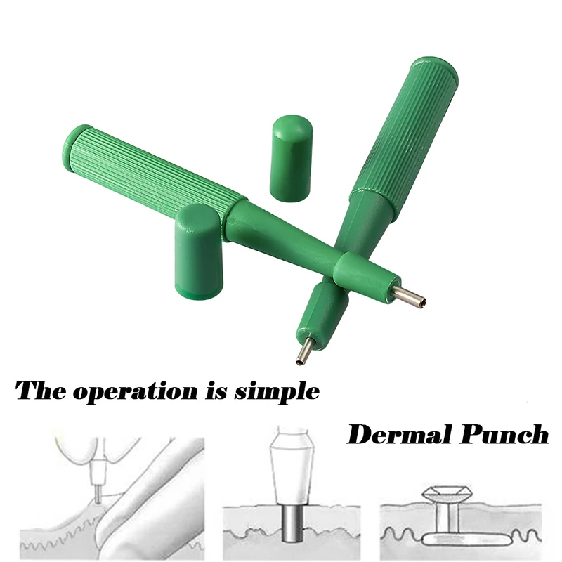 

1pc Disposable Professional Biopsy Dermal Puncher for Skin Piercing Body Jewelry Tool Easy Use Sterilized Dermal Anchor Punch