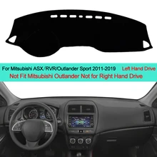 2 Слои автомобиля внутренняя приборной панели крышки тире коврик ковер накидка для Mitsubishi ASX RVR Outlander Sport 2011