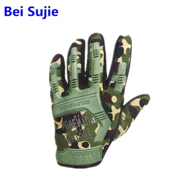 

Army Combat Tactical Camouflage Full Finger Gloves for Paintball SWAT Military Gloves Soldier Shoot Bicycle Gloves Handschoenen
