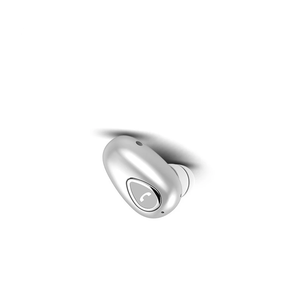 Gray Мини беспроводные Bluetooth наушники телефонная трубка Гарнитура Freehand наушники аuriculares наушники спортивные наушники наушник для телефона - Цвет: Gray