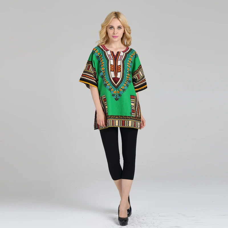 Одежда из 100% хлопка в африканском стиле традиционное Дашики с принтом для мужчин