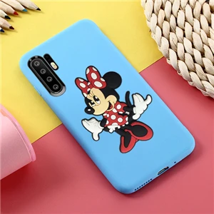 d TRISEOLY Candy TPU бампер для huawei P20 P30 Pro Чехол для huawei P30 P20 Lite 3D мультфильм девушка мышь Мягкий силиконовый чехол для телефона - Цвет: d