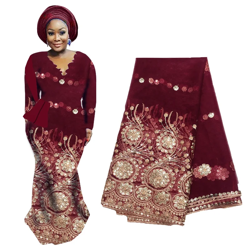 Последние фиолетовые африканские золотые блестки кружева французский Тюль кружевная ткань для свадебной вечеринки вышивка нигерийская кружевная ткань