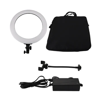 

18 inch Led Ring Light Lamp Photographic lighting For Camera Phone Makeup Youtube Video Selfie Stepless Lighting Dimmable