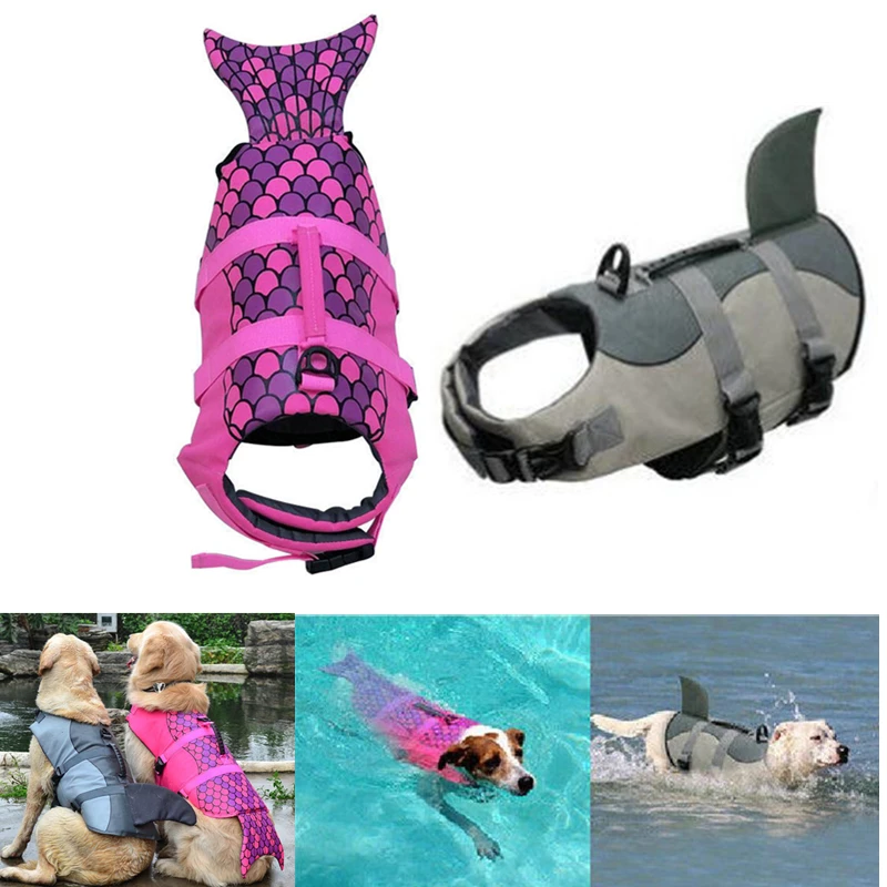 Mermaid Shark Dog Swimming Life Jacket Buoyancy Aid Float Vest