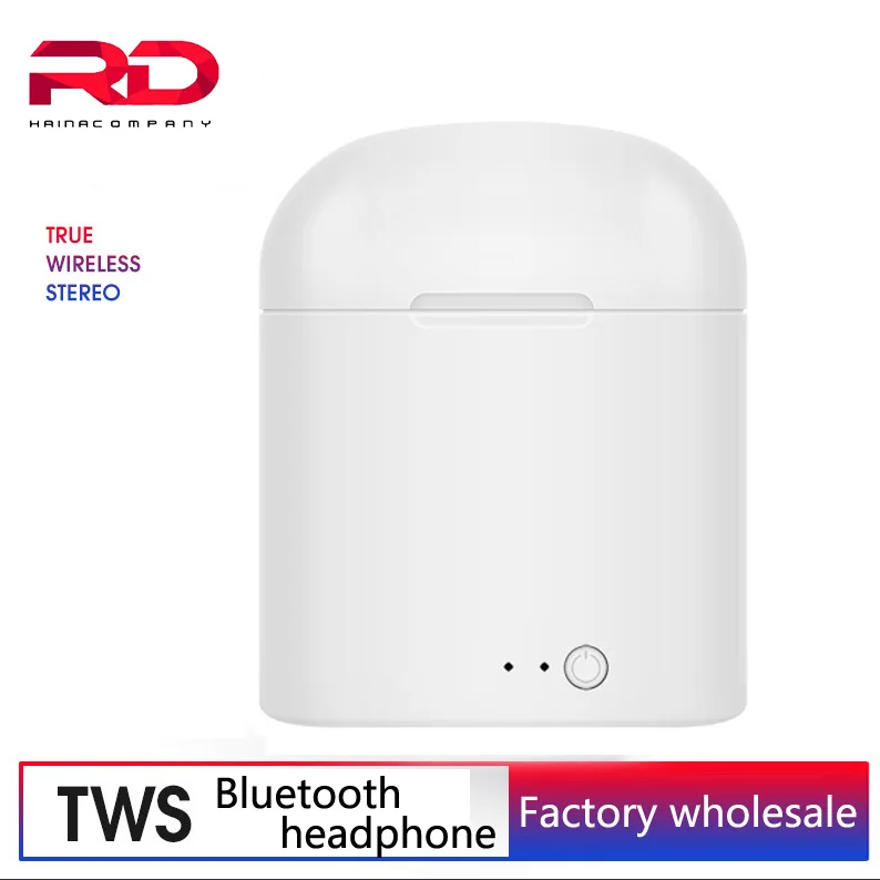 Беспроводные Bluetooth наушники i12 TWS спортивные I7 гарнитура i7s с микрофоном для iPhone