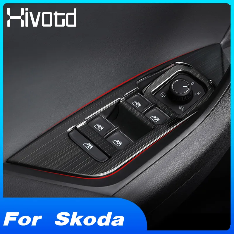 Hivotd для шкода кодиак Skoda Kodiaq авто аксессуары интерьера окна лифт кнопочный
