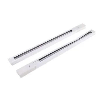 

2pcs Aluminum LED Track Light With Connector Universal Rail Aluminum Track Light Q0KF
