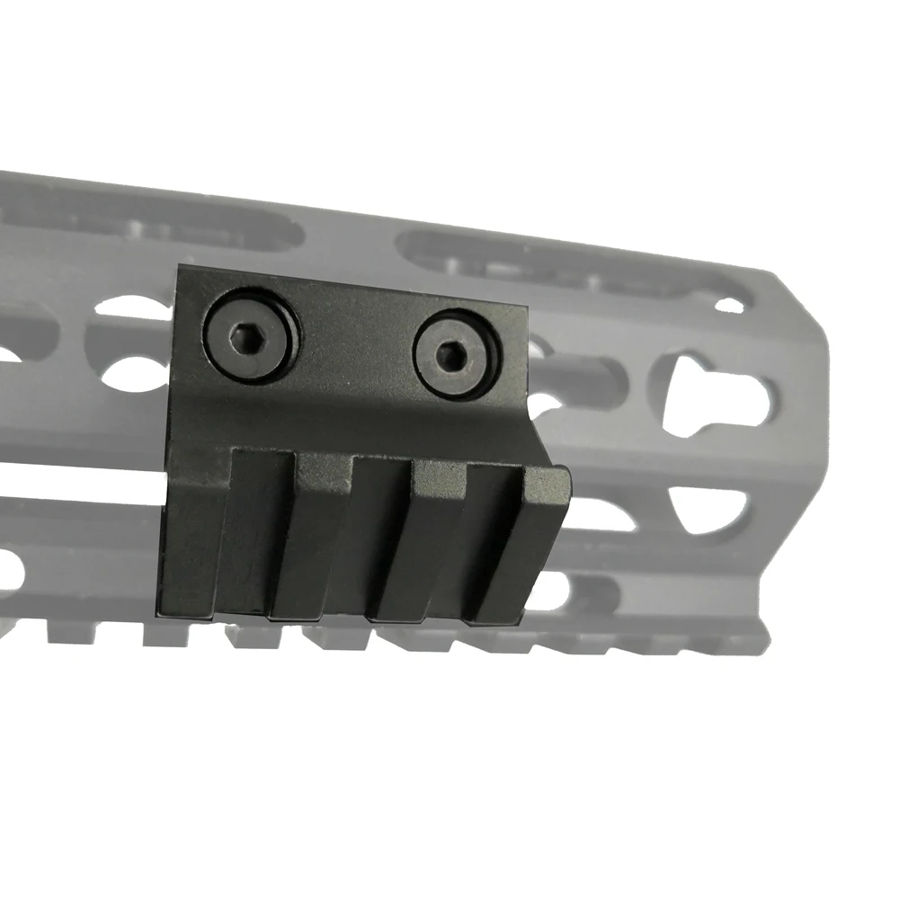 

Magorui Keymod 3 Slot Picatinny/Weaver Rail 45 Degree Offset Mount Alumnum 1.38"