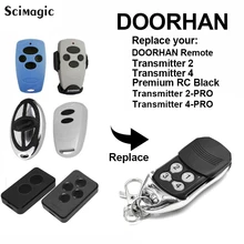 DOORHAN пульт дистанционного управления для гаражных дверей 433mhz передатчик DOORHAN 2/4 Premium RC черный ручной передатчик