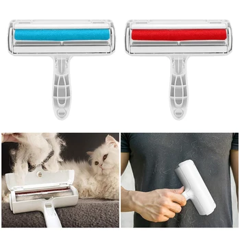 

2-Way Pet Hair Remover Roller Lint Remove Brush Dog Cat Hair Clothes Carpet Cleaning Brush Fuzz Shaver