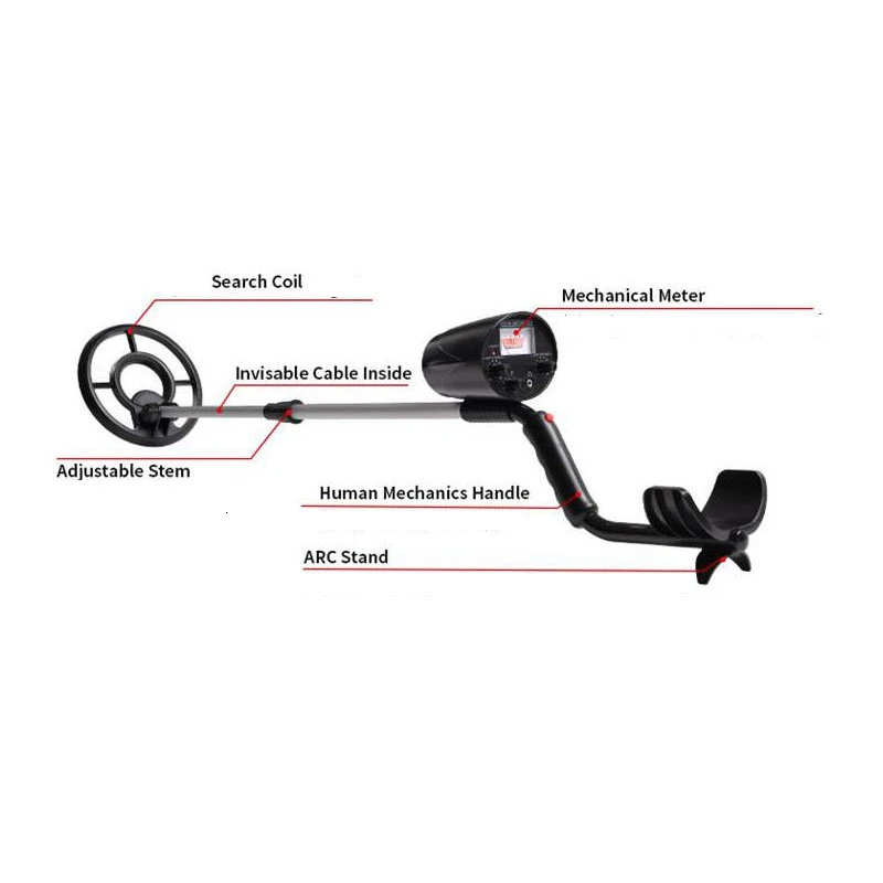 

FGHGF small ground searching MD-3005II metal detector gold scanner machine hobby Treasure hunt search detectorscanner