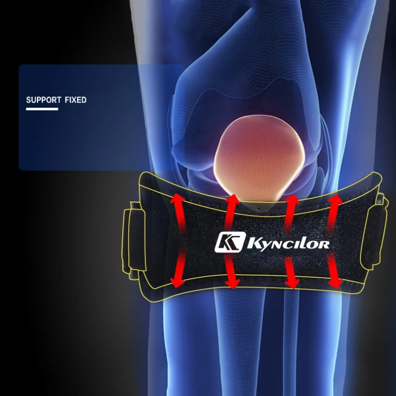 Наколенник защитный ремень Защита Поддержка Регулируемый наколенник Ремень спортивный наколенник наколенники на открытом воздухе