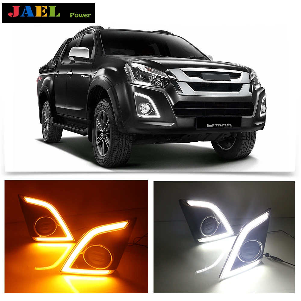 DRL дневные ходовые огни чехол для D-MAX противотуманных фар крышка сигнала поворота DMAX
