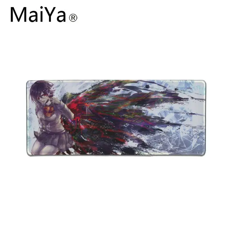 MaiYa Tokyo Ghou японский аниме Натуральный каучук игровой коврик для мыши Настольный коврик скорость/контроль версия большой игровой коврик для мышки с Аниме Коврик для мыши