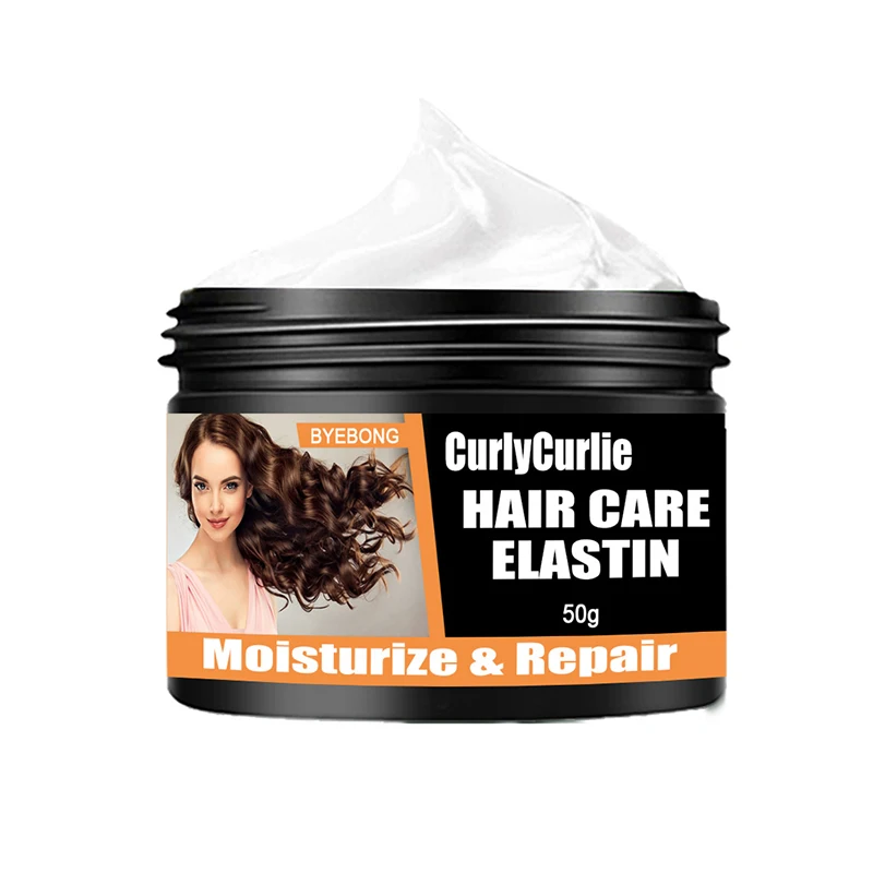 10/20/30/50Ml Instant Effect Drying Afro-Curly Hair Styling Cream Moisturizing Curly Elastin Hair Care Smooth Nourish Hair Care