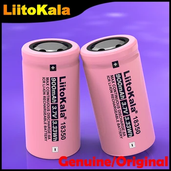 

Genuine/Original 100PCS Liitokala ICR 3.7V 18350 900mAh 8A power rechargeable battery fo juicer and electronic cigarette