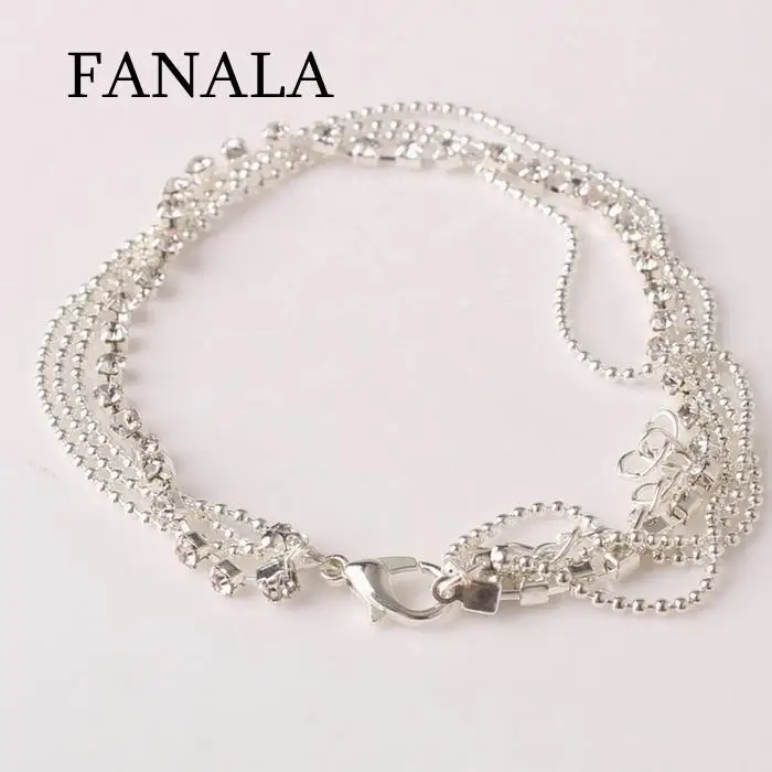 Fashion Multi-layer Metal Anklet Women Foot Ankle Chain Birthday/Party/Anniversary/Gift Beach Jewelry Gifts