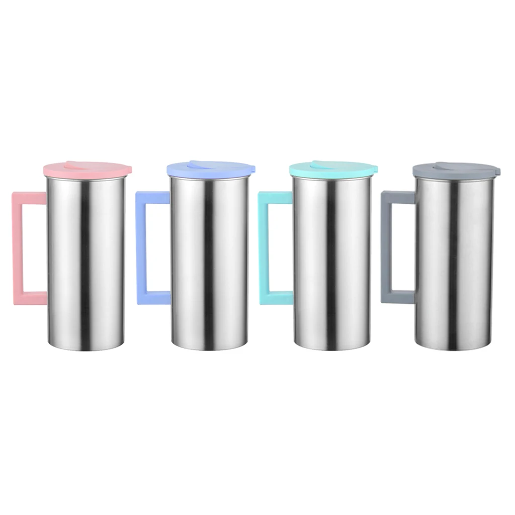 Stainless Steel Water / Cocktail / Juice / Drinks /Beverage Pitcher Jug 1.8L