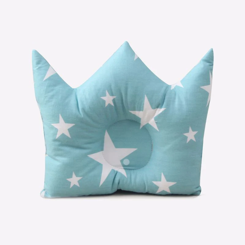 Детская Корона форменная подушка для предотвращения плоских детских постельных принадлежностей подушка для новорожденных мальчиков украшения для комнаты Девочки Аксессуары 0-24 месяцев