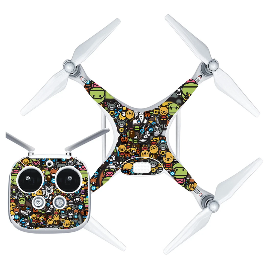 

Graffiti Style Vinyl Skin Sticker for DJI Phantom 4 Drone And Remote Controller 0134