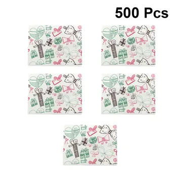

500pcs Nougat Wrapping Paper Delicate Exquisite Candy Packing Paper Chocolate Wrapper Sugar Wrapper for Shop Home Party A35