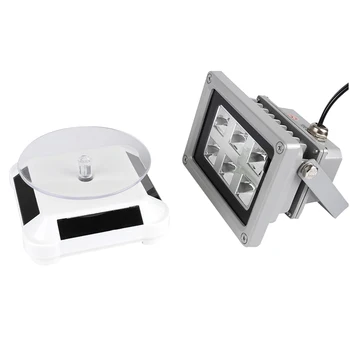 

Sla Dlp3D Printing Post Processing Solar Rotating Disk Display Stand +60W Photosensitive Resin Curing Lamp(US Plug)