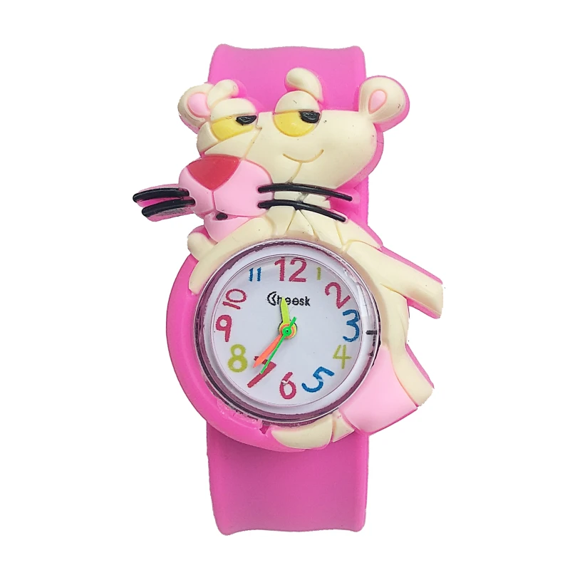 1pcs/lot free shipping boys watches for kids gift girls watch for children students clock pony animal team child bracelet watch - Color: 1