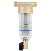 Filtre à eau avant purificateur cuivre pré-filtre lavage à contre-courant enlever la rouille sédiment inoxydable maille filtre à eau domestique