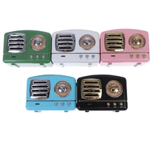 Мини Ретро портативная беспроводная bluetooth-колонка USB/TF карта музыкальный плеер HIFI сабвуфер динамик громкий динамик s