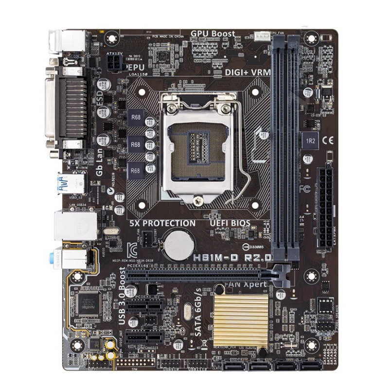 

For ASUS H81M-D R2.0 Desktop motherboard H81 chipset LGA 1150 Micro-ATX DDR3 16GB SATA3.0 USB3.0 100% fully Tested