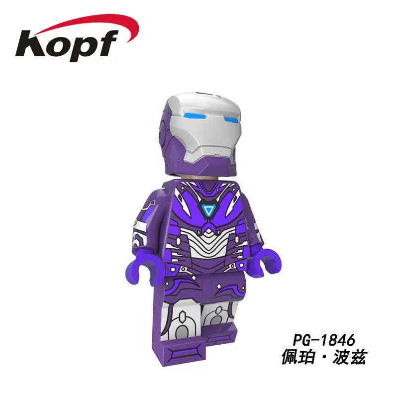PG1846 50Pcs No Box 50 шт. строительных блоков Супер Герои анти-Веном чудо-женщина кабель экшн Капитан Америка Фигурки для детей игрушки PG8209 - Цвет: PG1846 50Pcs No Box