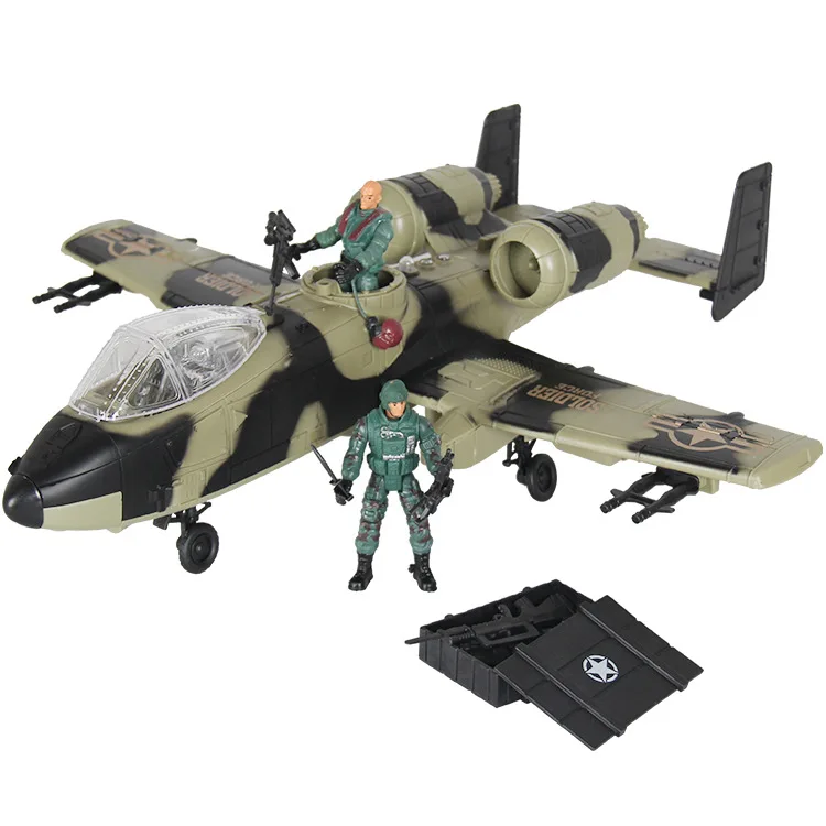 

Model Military Model Plane Large Size Fighter Plane Light Included Light Music Sliding Helicopter Airplane Boy Plane Toy